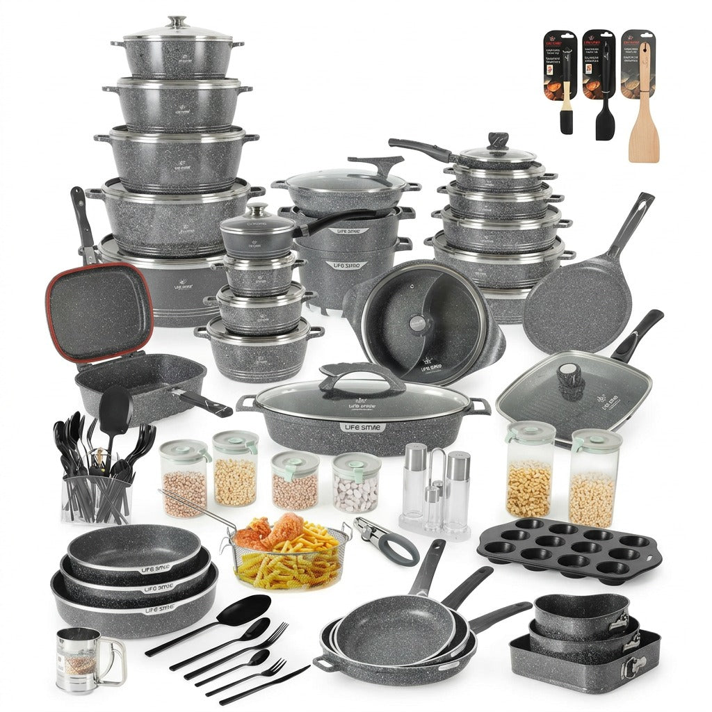Set Premium Uk 134 Piece Cooking & Kitchenware