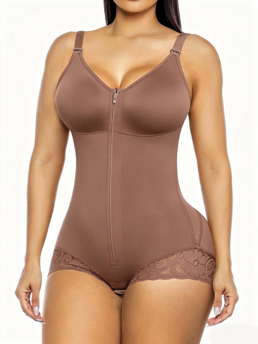 FAJAS COLOMBIANAS BREIF SHORT SHAPEWEAR TUMMY CONTROL BUTT LIFTER SHAPER WITH ZIPPER CROTCH