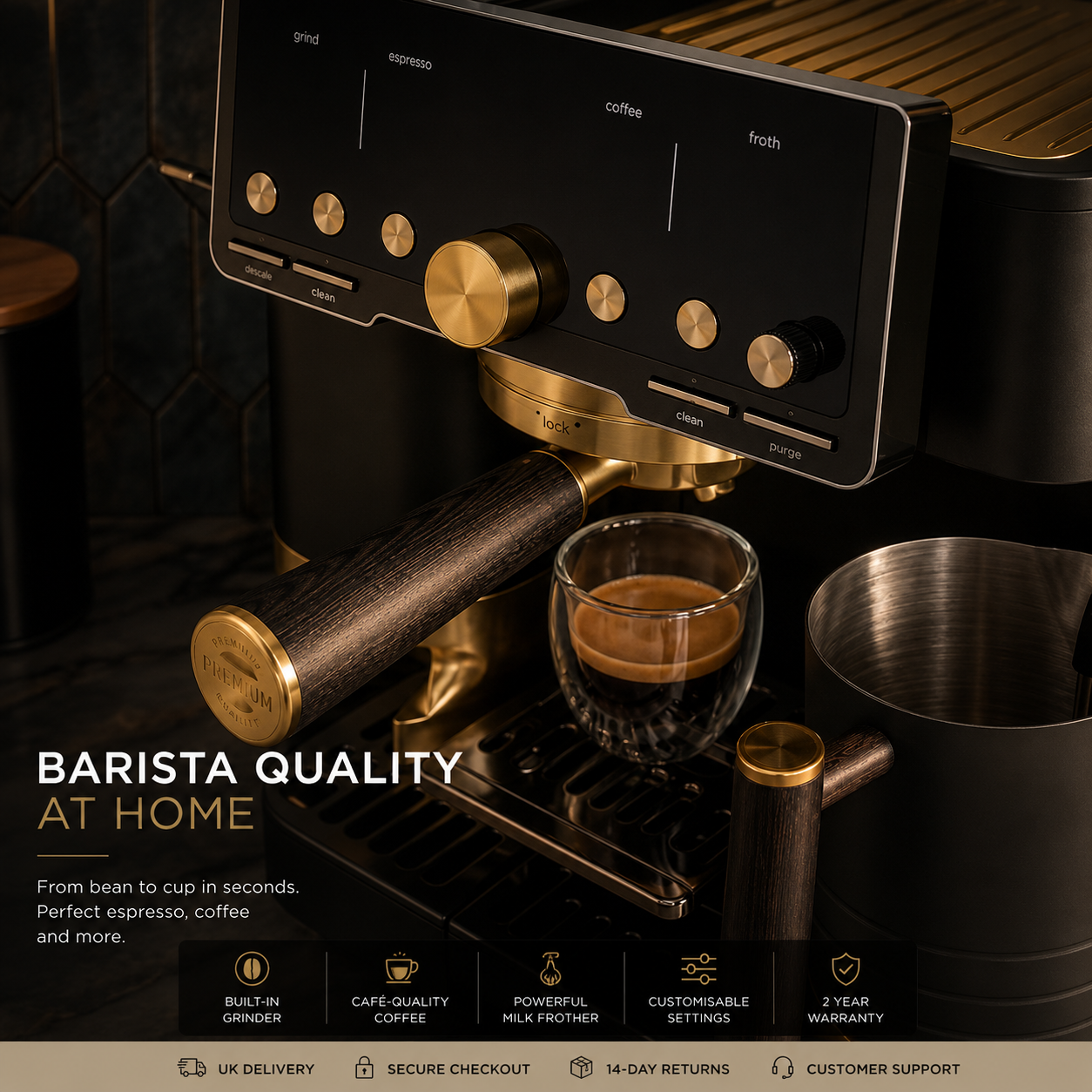 Premium Bean-to-Cup Coffee Machine