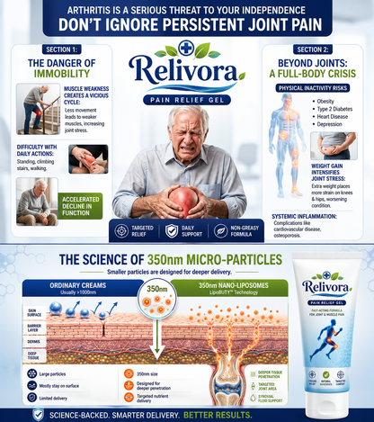Relivora® Joint Relief Gel – Fast Cooling Support