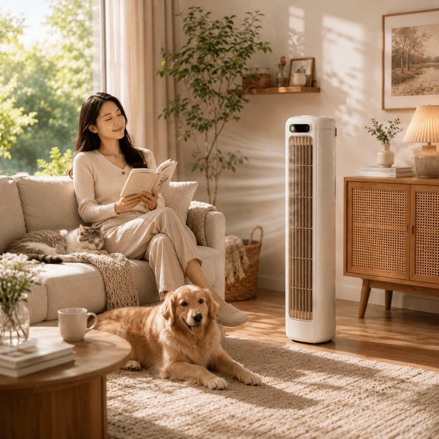 Portable Desktop Cooling Fan | Quiet Personal Air Cooler