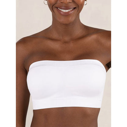 Convertible Strapless Bandeau Bra with Wireless Comfort, Anti-Slip Grip & Removable Straps Fit