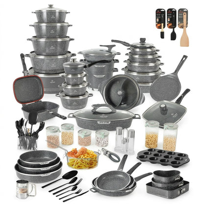 Set Premium Uk 134 Piece Cooking & Kitchenware