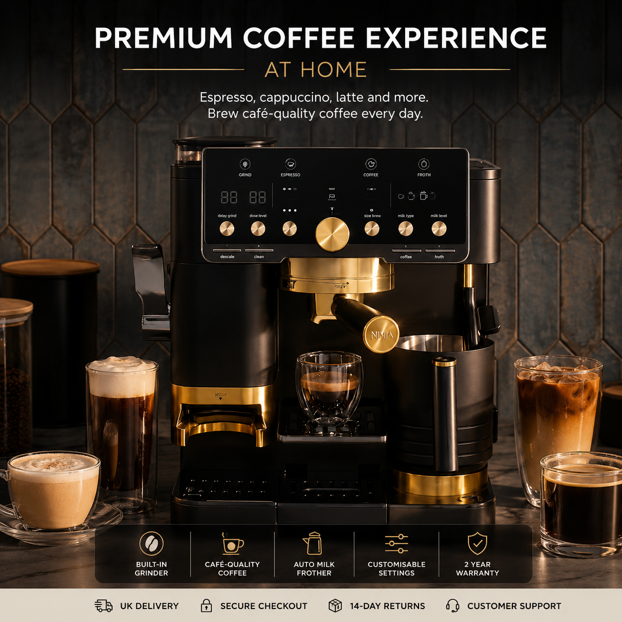 Premium Bean-to-Cup Coffee Machine