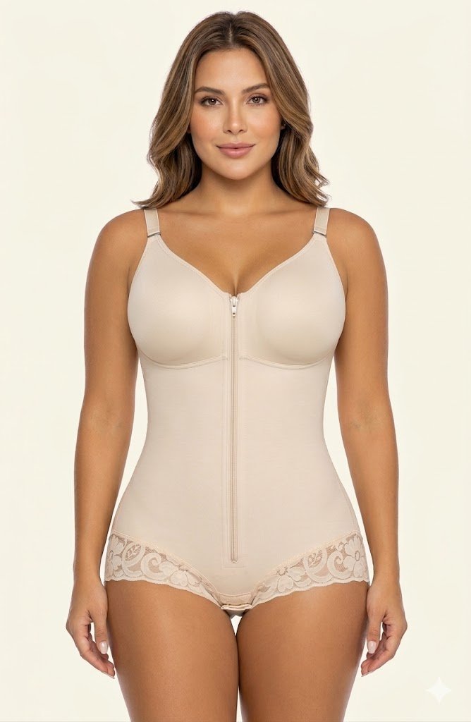 FAJAS COLOMBIANAS BREIF SHORT SHAPEWEAR TUMMY CONTROL BUTT LIFTER SHAPER WITH ZIPPER CROTCH