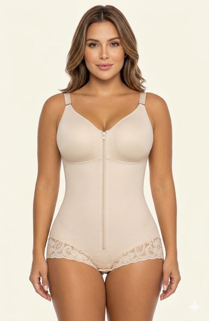 FAJAS COLOMBIANAS BREIF SHORT SHAPEWEAR TUMMY CONTROL BUTT LIFTER SHAPER WITH ZIPPER CROTCH