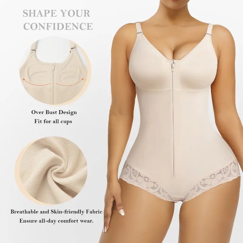 FAJAS COLOMBIANAS BREIF SHORT SHAPEWEAR TUMMY CONTROL BUTT LIFTER SHAPER WITH ZIPPER CROTCH