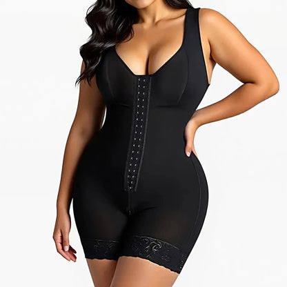 FAJAS COLOMBIANAS SHAPEWEAR FOR WOMEN TUMMY CONTROL POST SURGERY FULL BODY SHAPER BUTT LIFTER WITH ZIPPER CROTCH