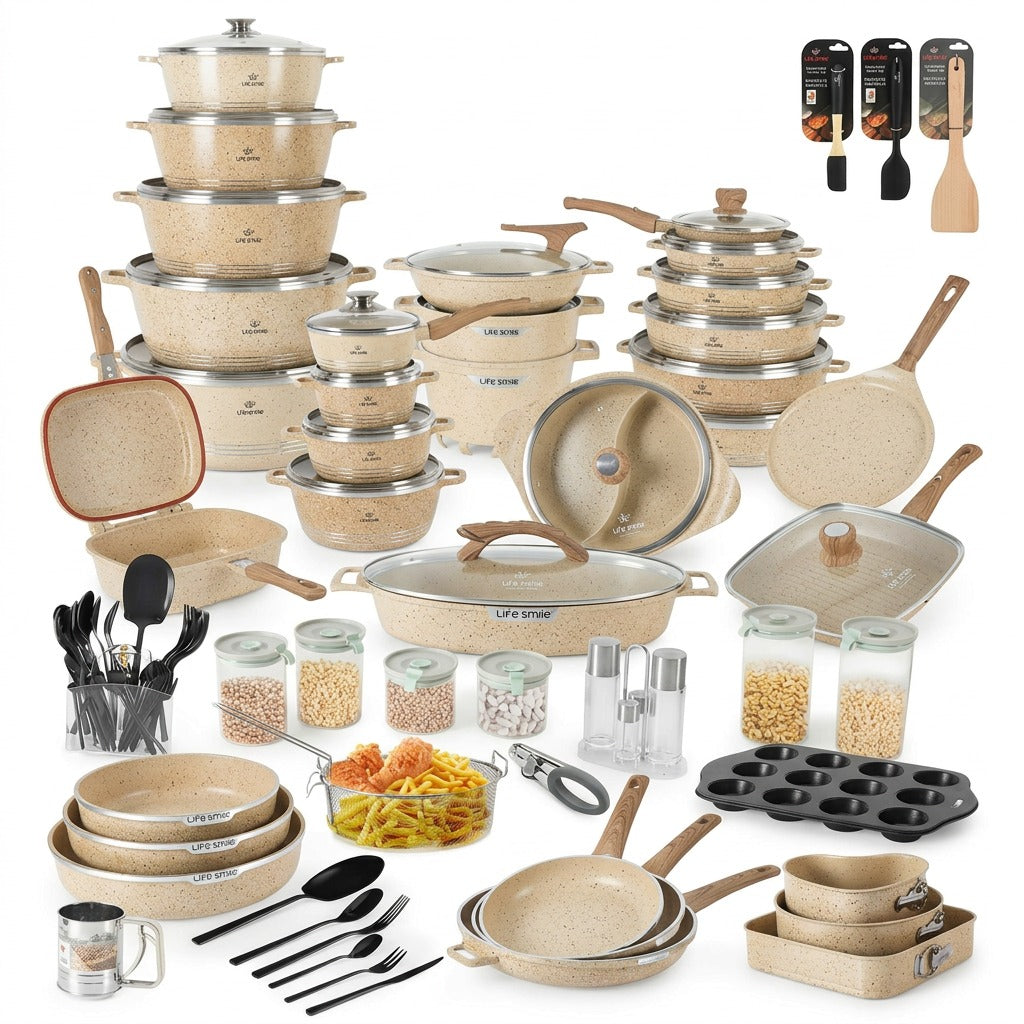 Set Premium Uk 134 Piece Cooking & Kitchenware