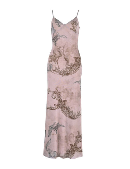 FLORAL PRINT MAXI DRESS