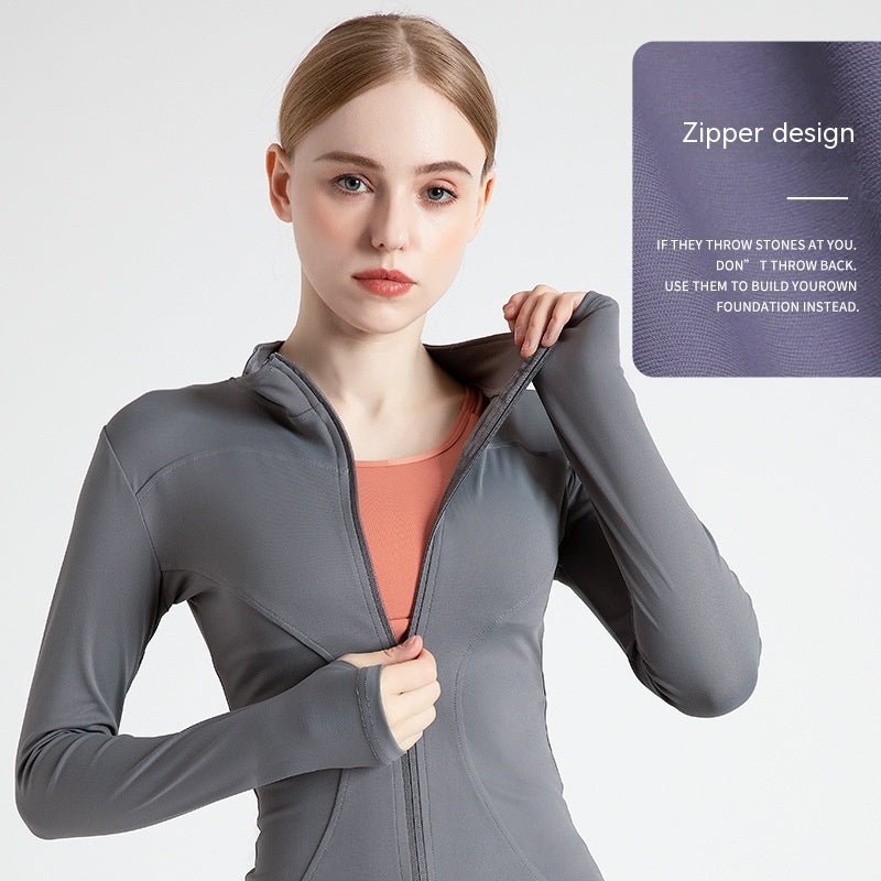 LONG SLEEVE SEAMLESS SPORTS JACKET