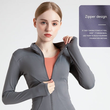 LONG SLEEVE SEAMLESS SPORTS JACKET