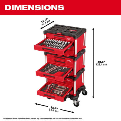 366-Piece Professional Tool Set + Rolling Storage System