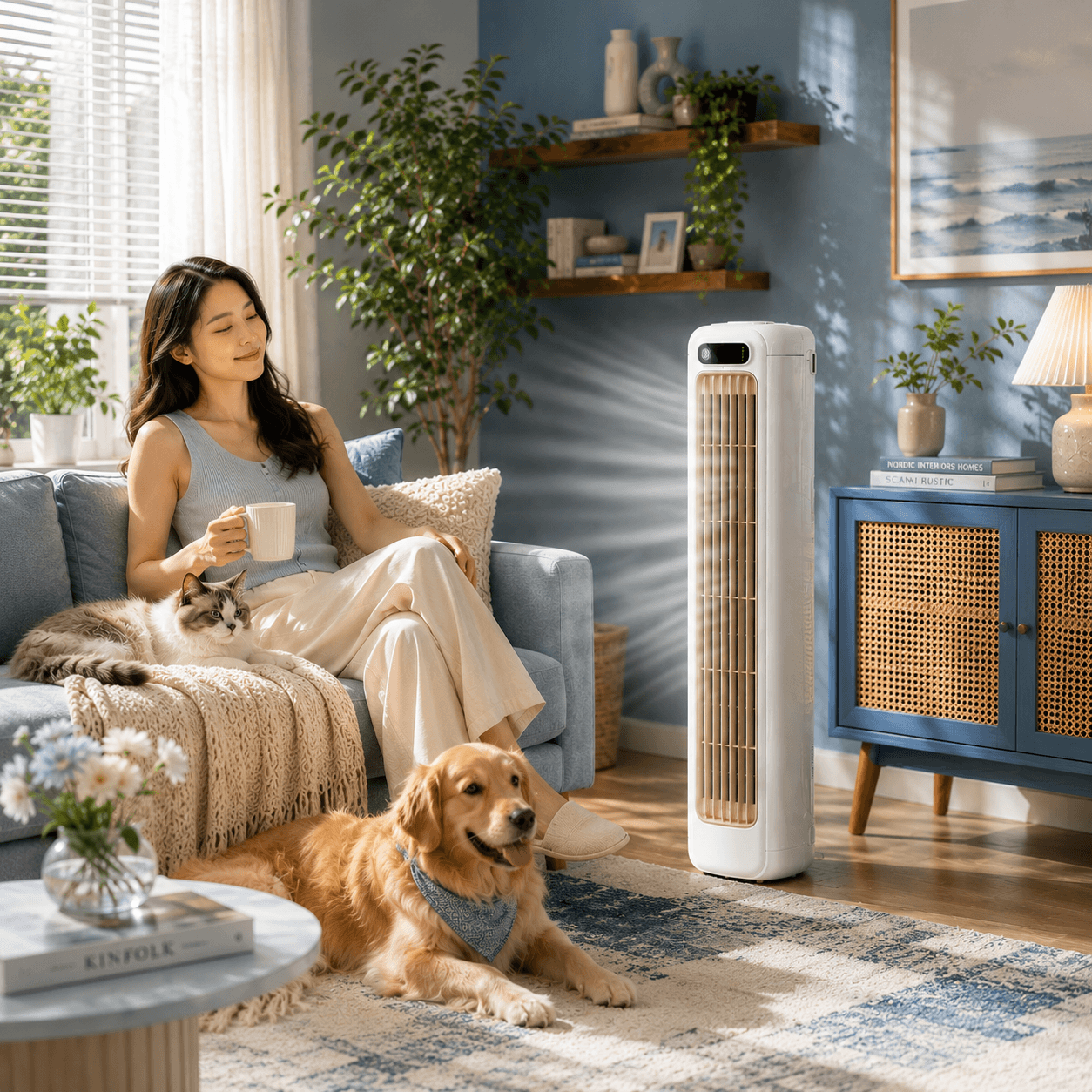 Portable Desktop Cooling Fan | Quiet Personal Air Cooler