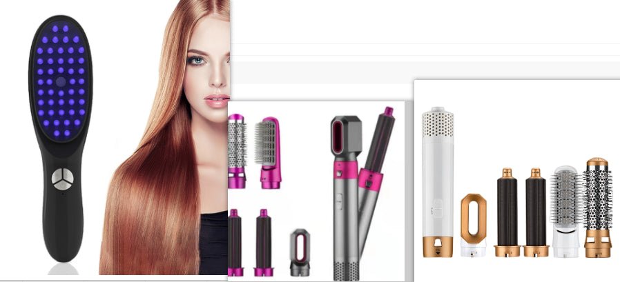 RED LIGHT THERAPY BRUSH SCALP MASSAGER COMB HAIR GROWTH ANTI HAIR LOSS