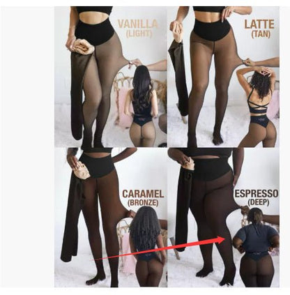 THE ORIGINAL MAGIC FLEECE LINED LEGGINGS. NEW COMPRESSION BAND & ONE SEAM