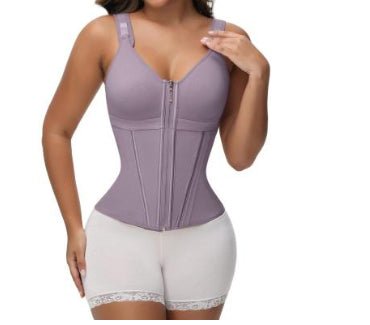 WAIST SHAPEWEAR WITH BRA TUMMY CONTROL GIRDLE WORKOUT SHAPEWEAR WITH ADJUSTABLE SHOULDER STRAP