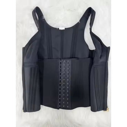 WAIST SHAPEWEAR WITH BRA TUMMY CONTROL GIRDLE WORKOUT SHAPEWEAR WITH ADJUSTABLE SHOULDER STRAP
